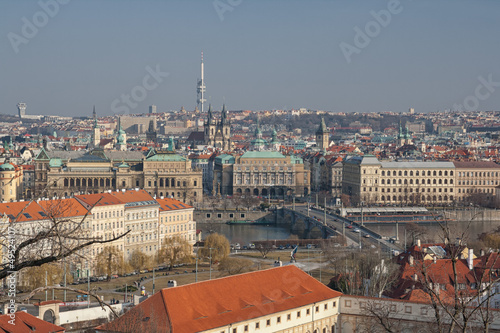 Panorama of city of Prague