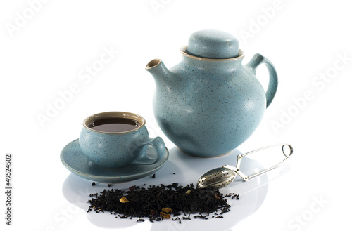 tea teacup and teapot