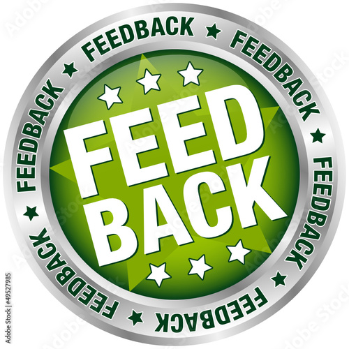 Button "Feedback" Green/Silver