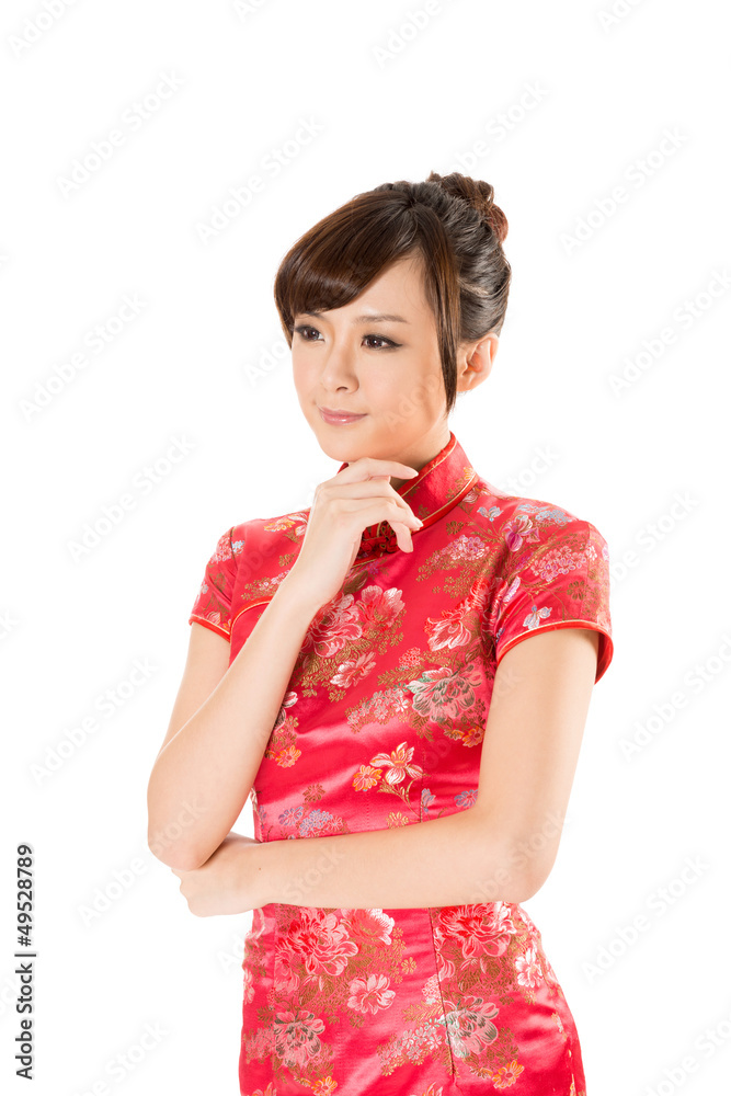 Chinese woman dress traditional cheongsam Chinese woman dress traditional cheongsam