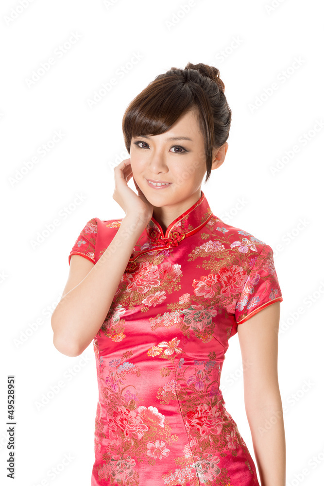Chinese woman dress traditional cheongsam Chinese woman dress traditional cheongsam
