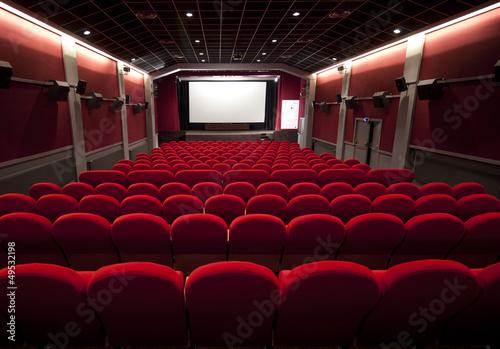 cinema or theater empty seats