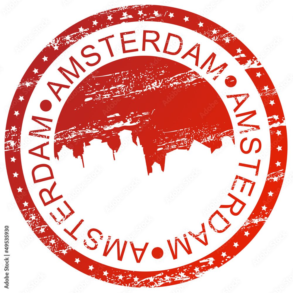 Carimbo - Amsterdam, Países Baixos Carimbo - Amsterdam, Países Baixos