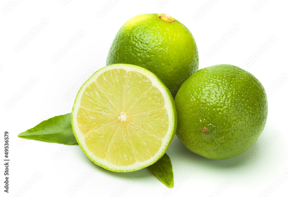 limes on white limes on white