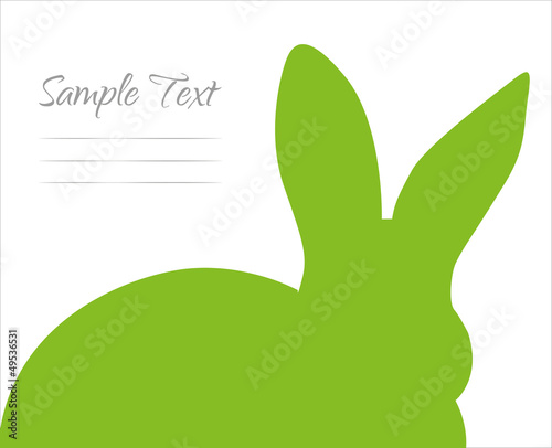 Ostern Silhouette - Osterhase