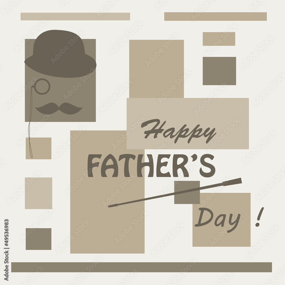 Happy Father's day . Retro vector illustration Happy Father's day . Retro vector illustration