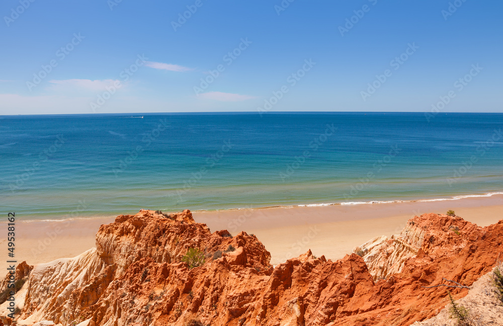 Beautiful Algarve beach in Portugal Beautiful Algarve beach in Portugal