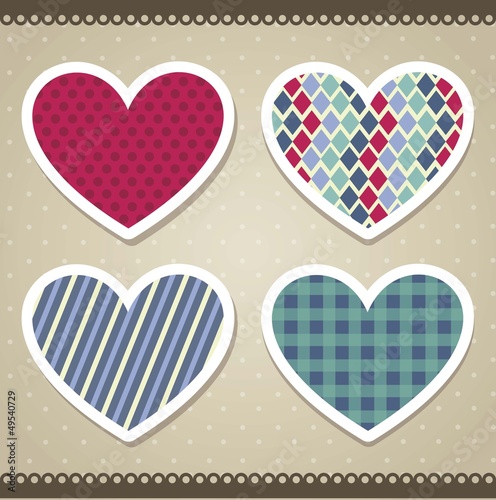 scrapbook hearts