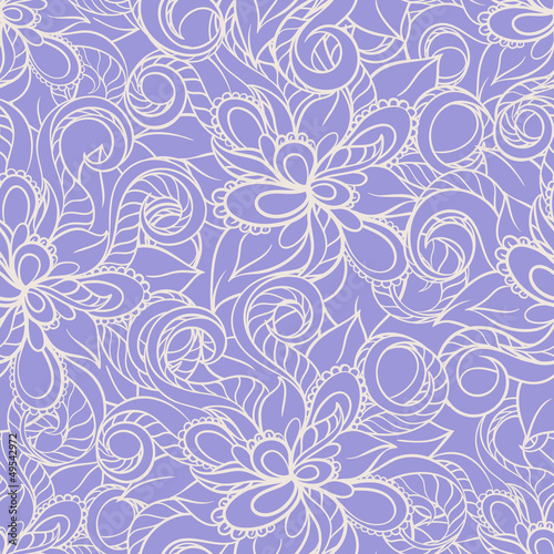 violet floral pattern