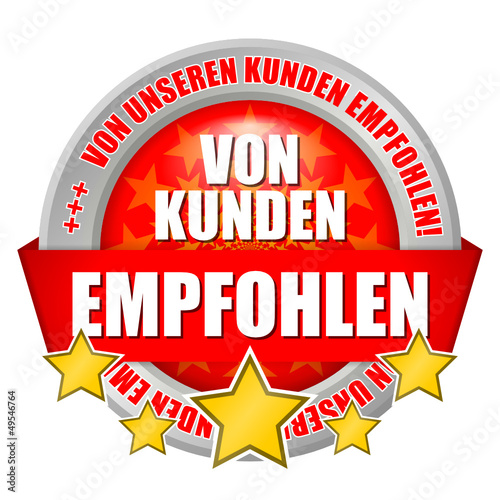 button von kunden empfohlen 1