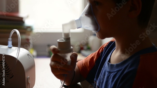 procedure inhalation of child