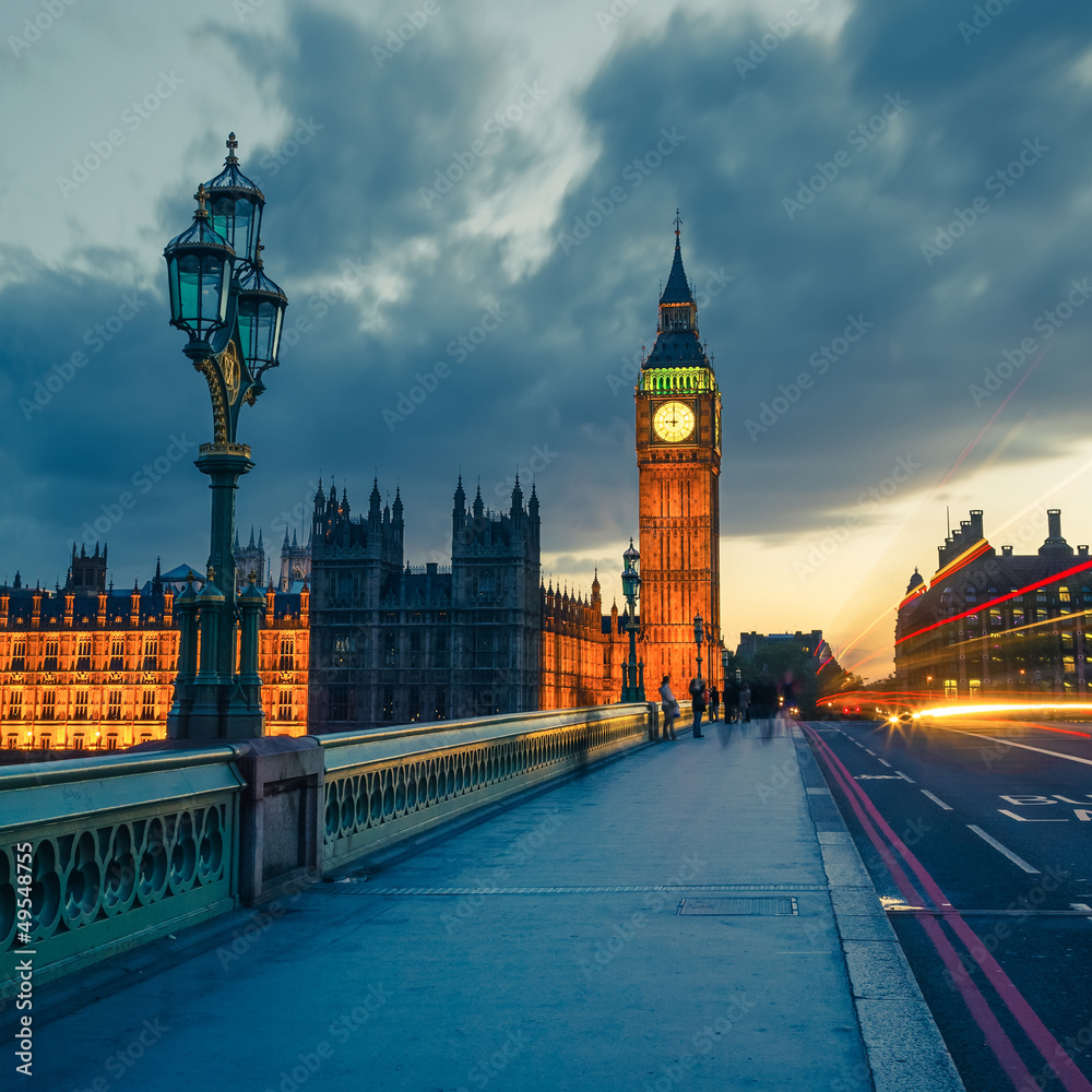 Fototapeta premium Big Ben at night, London