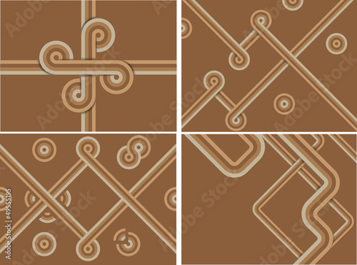 Abstract retro backgrounds