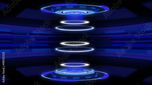 light portal.3D animation.