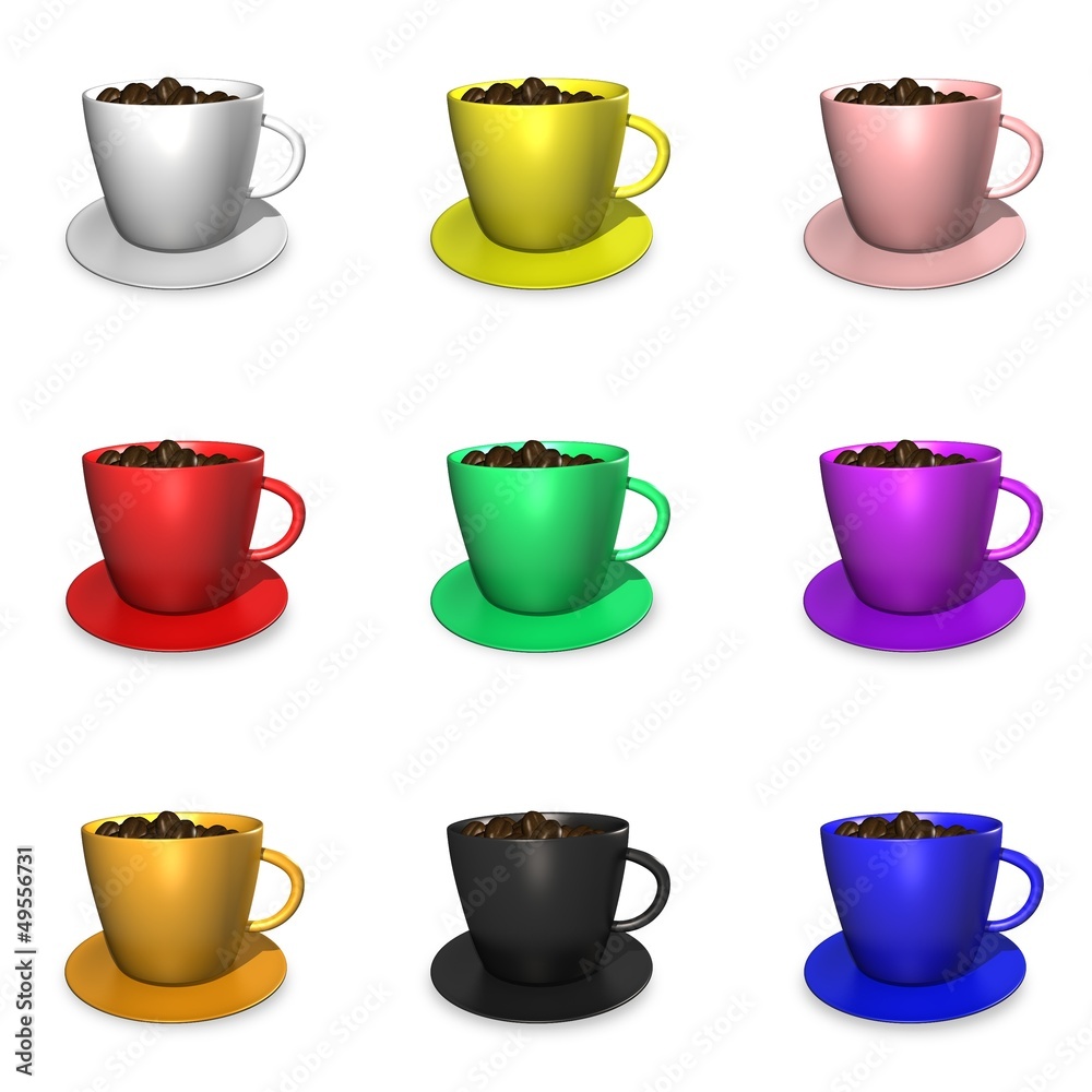 Nine Coffee Cups Nine Coffee Cups