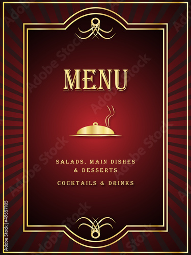 red elegance menu