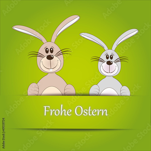 Frohe Ostern - Osterhasen