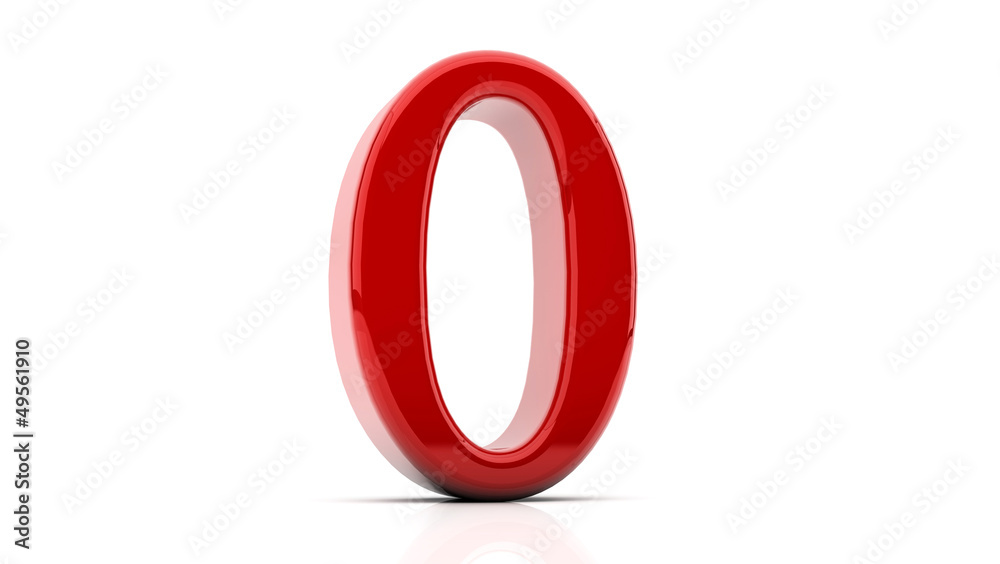 3d rendering of the letter O 3d rendering of the letter O