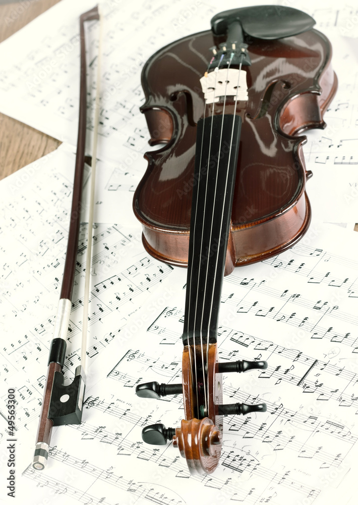 Fototapeta premium Old violin