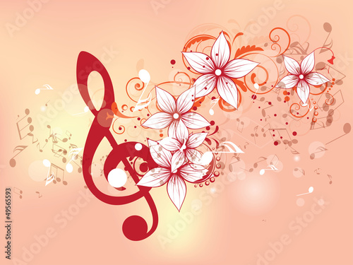 Abstract music background