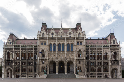 Back side of hungarian Parliament