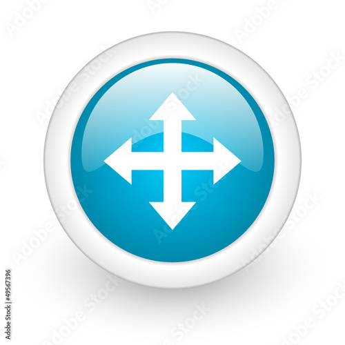 arrows blue circle glossy web icon on white background Free Download arrows blue circle glossy web icon on white background - GFXLoad