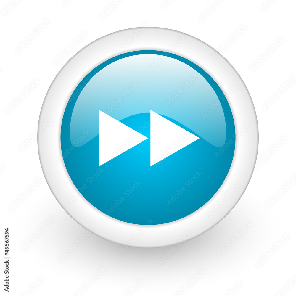scroll blue circle glossy web icon on white background scroll blue circle glossy web icon on white background