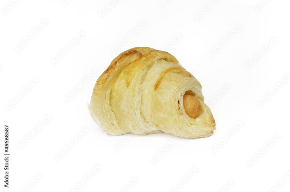 croissant with sausage