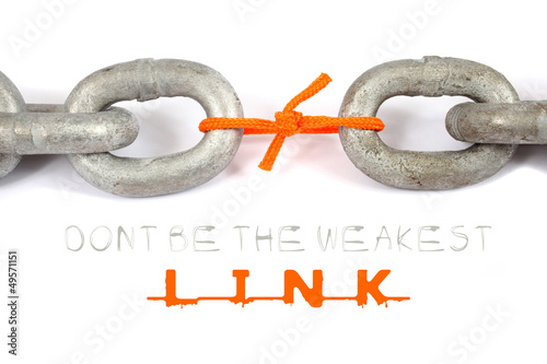 Don't be the weakest link