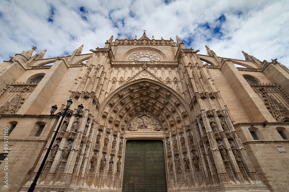 Seville Cathedral West Facade
