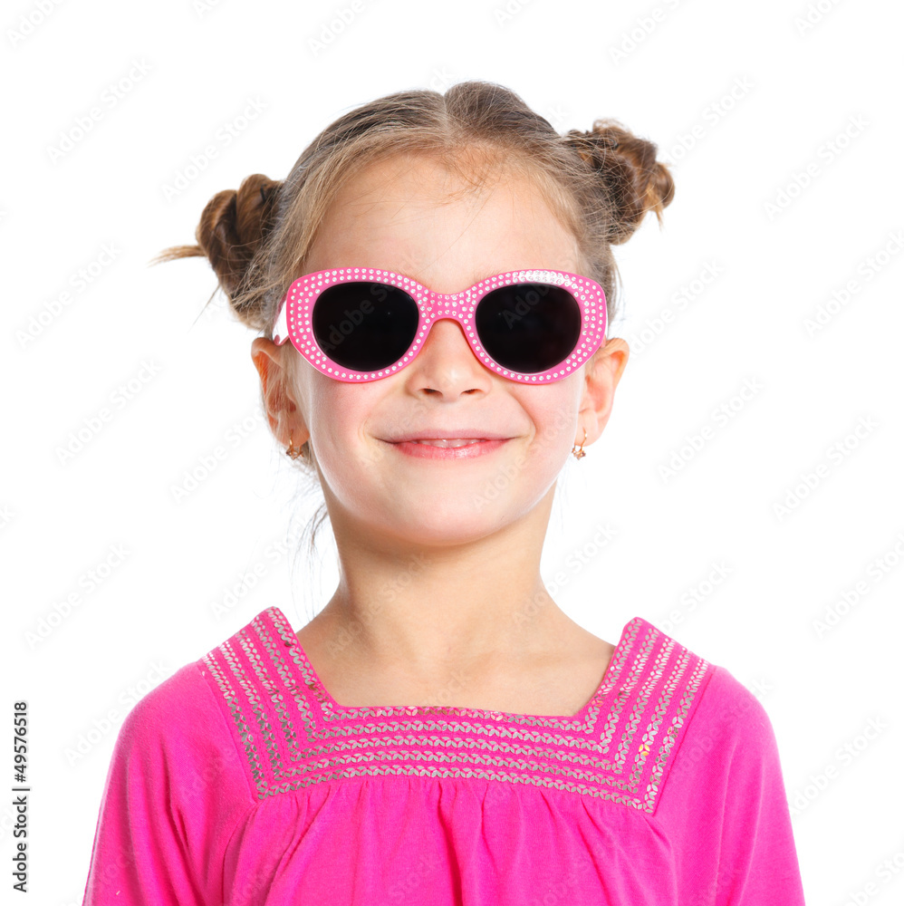 Studio portrait of cute little girl Studio portrait of cute little girl
