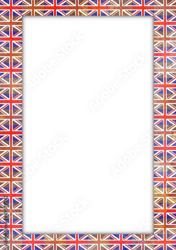 UK flag border