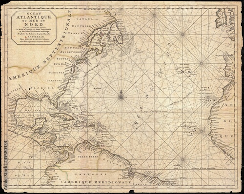 West Indies old map