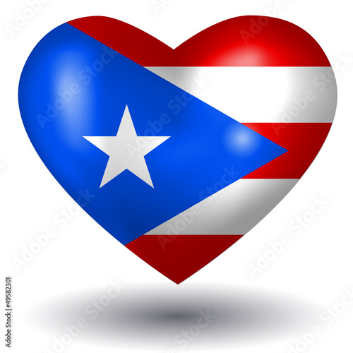 Herz mit Schatten - Puerto Rico