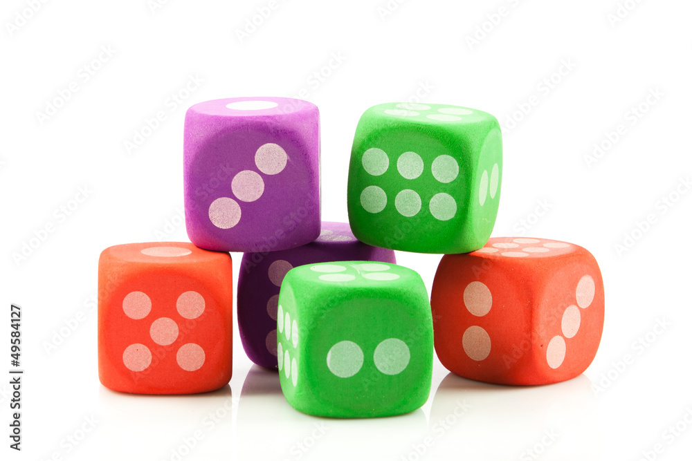 Dice. Dice.