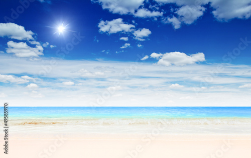 Tropical beach panorama © 1xpert