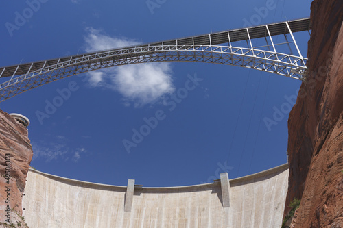 Hoover Dam on the Nevada-Arizona border