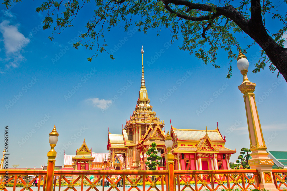 Obraz premium Thai royal funeral in bangkok thailand