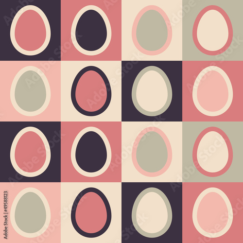Seamless easter pattern.