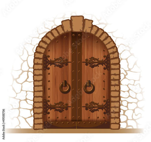 Wooden door