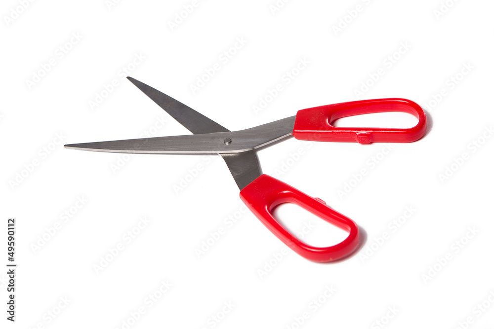 Scissors . Object is isolated on white background Scissors . Object is isolated on white background