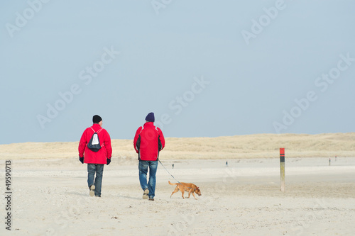 Walking near the coast