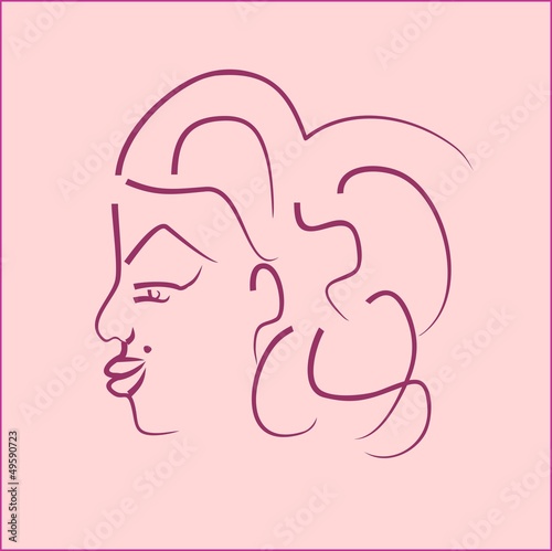 marilyn monroe in pink  - illustration © Effrosyni 