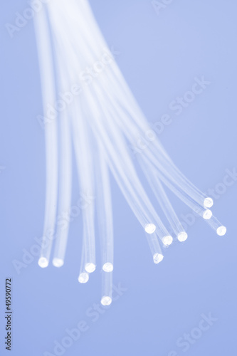 Obraz na płótnie Fiber optics close-up