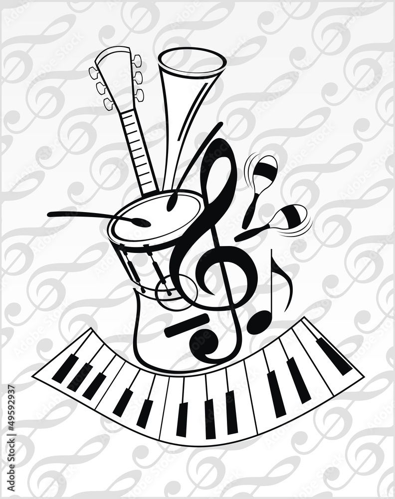 Fototapeta premium Musica_7