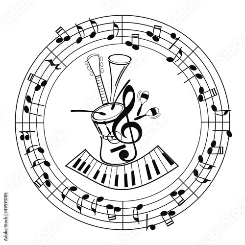 Pentagrama con notas_7