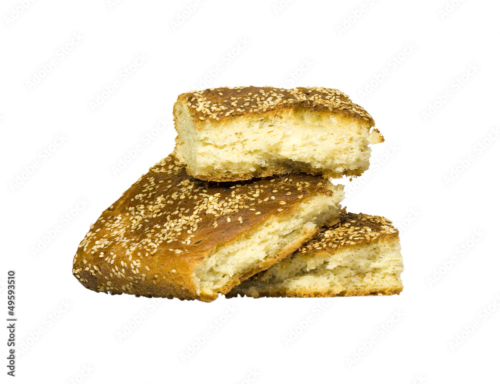 Pyramid of bread