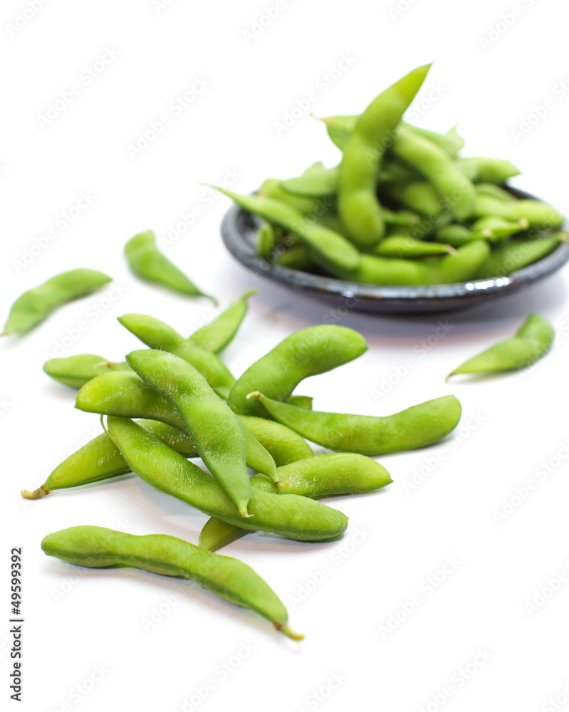 edamame nibbles, boiled green soy beans, japanese food edamame nibbles, boiled green soy beans, japanese food