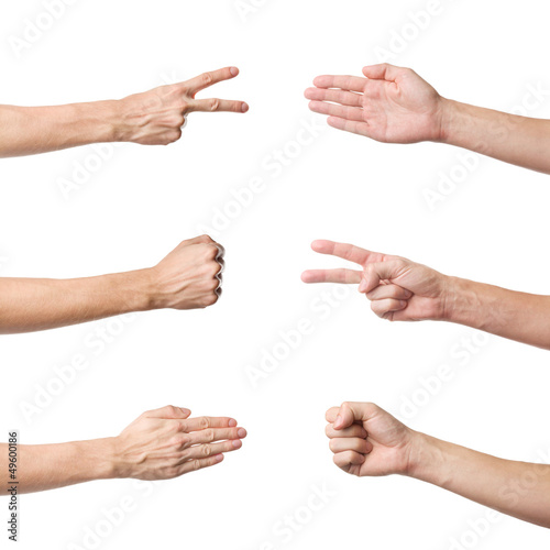 Rock Paper Scissors game set