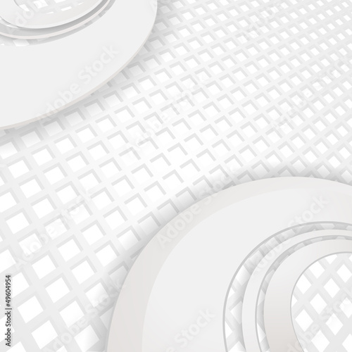 white abstract swirl background